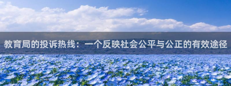 新航娱乐app下载安装：教育局的投诉热线：一个反映社会公平与