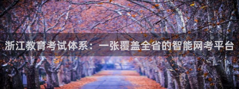 新航娱乐公司地址：浙江教育考试体系：一张覆盖全省的智能网考平