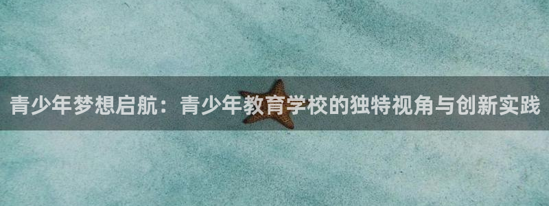新航娱乐公司招聘：青少年梦想启航：青少年教育学校的独特视角与