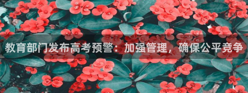 新航娱乐公司怎么样啊：教育部门发布高考预警：加强管理，确保公
