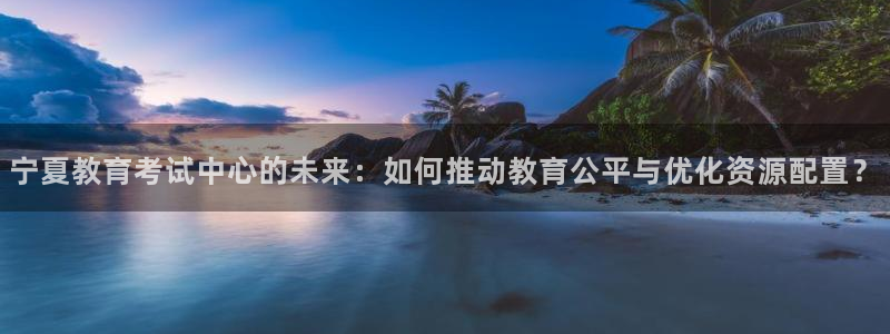 邯大新航娱乐：宁夏教育考试中心的未来：如何推动教育公平与优化